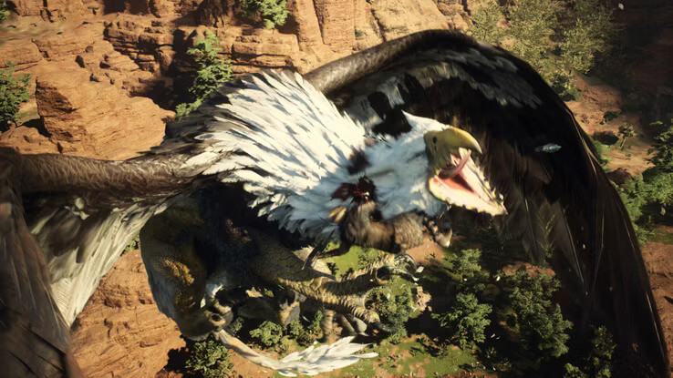 dragon-s-dogma-2-steam-screenshot-8-giant-eagle-like-bird-falling